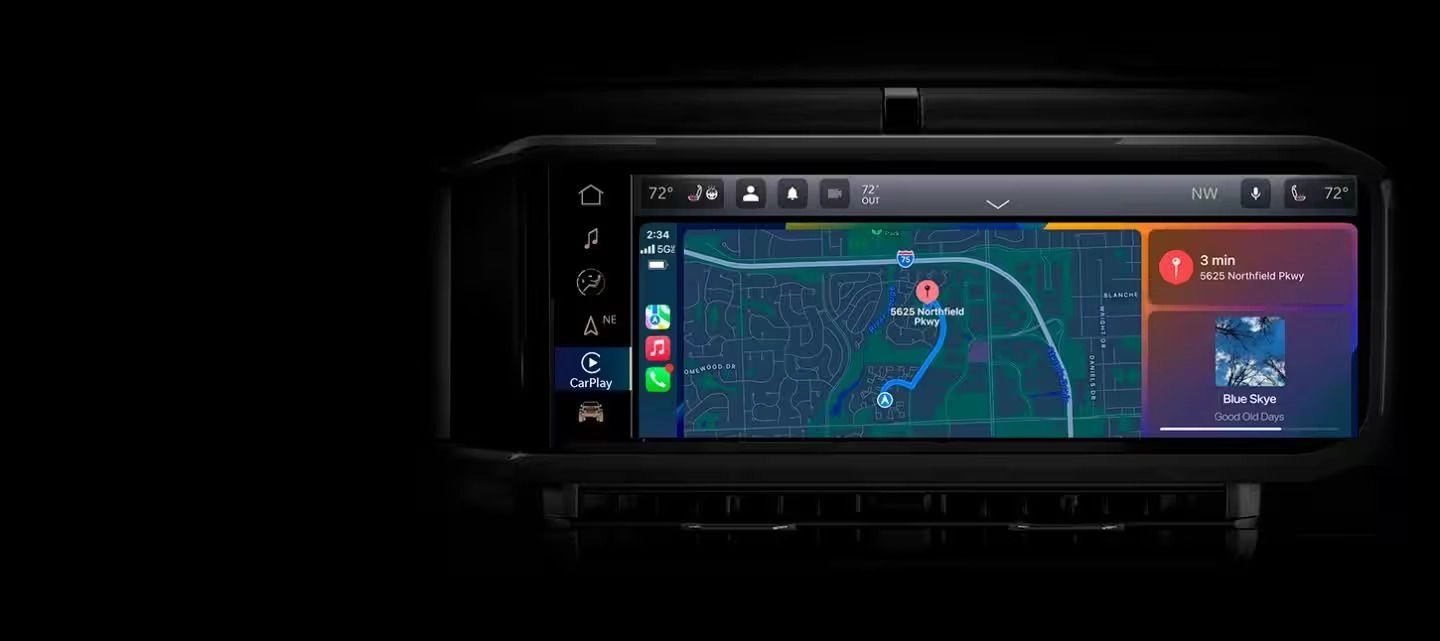 2024 JEEP® WRANGLER Wireless Apple CarPlay® Support